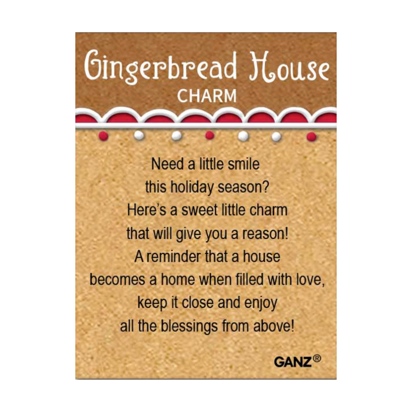 Charm - Gingerbread House