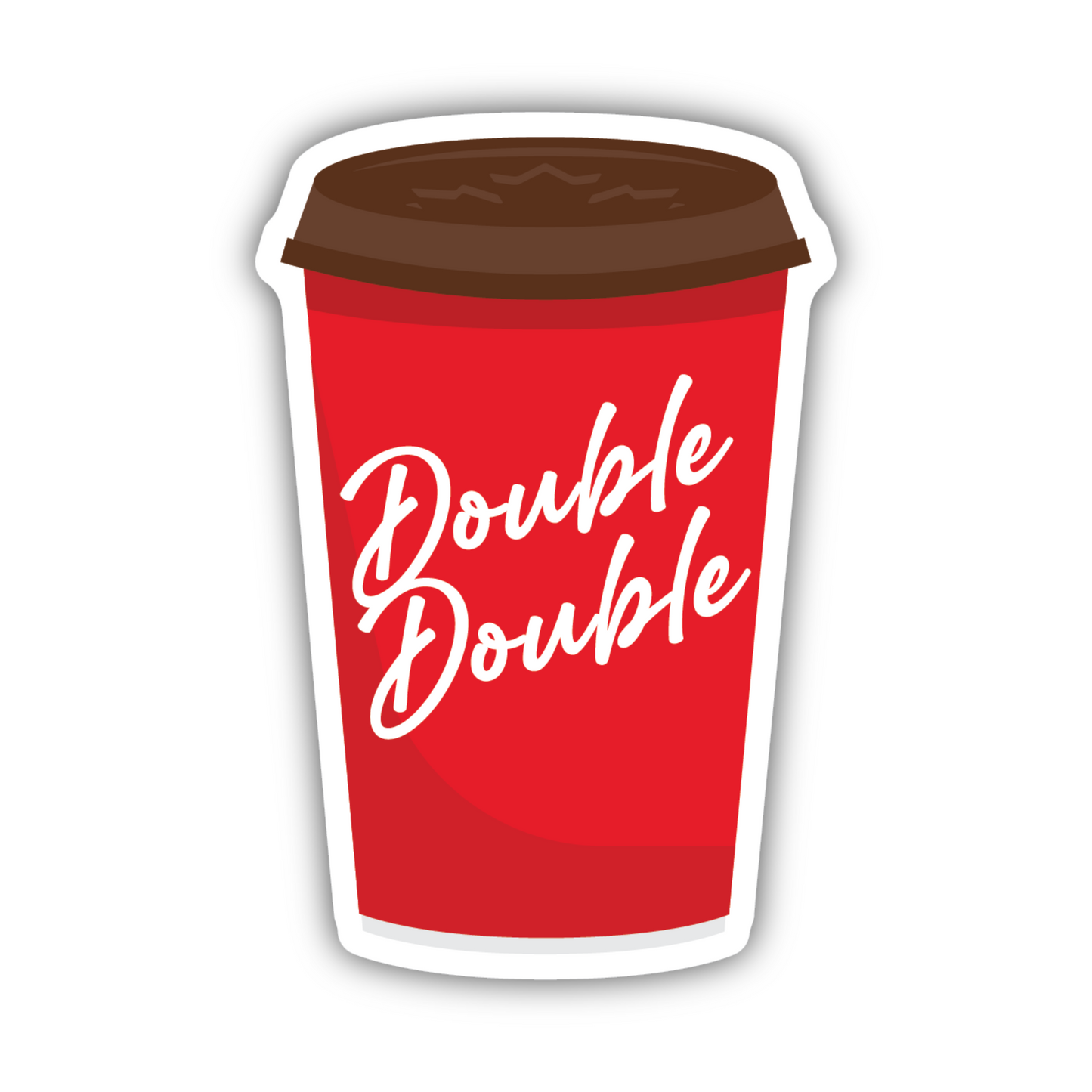 Sticker - Double Double Coffee Cup