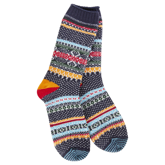 Socks - Holiday Seasonal Crew - Navy