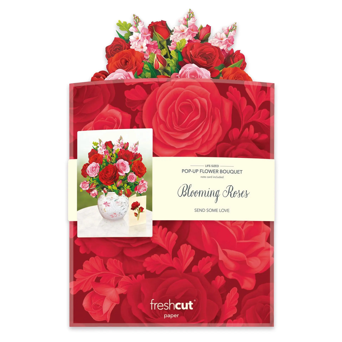 Paper Bouquet - Blooming Roses - 13"