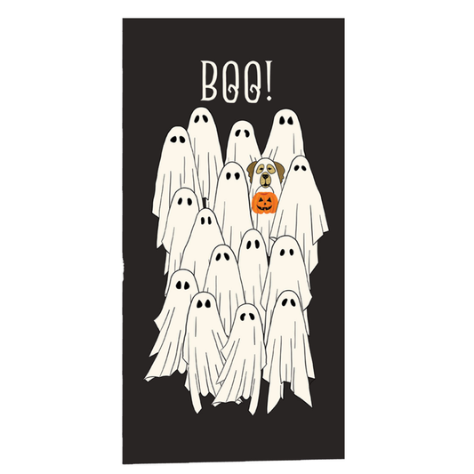 Tea Towel - Dual Purpose - Ghosts & Pup