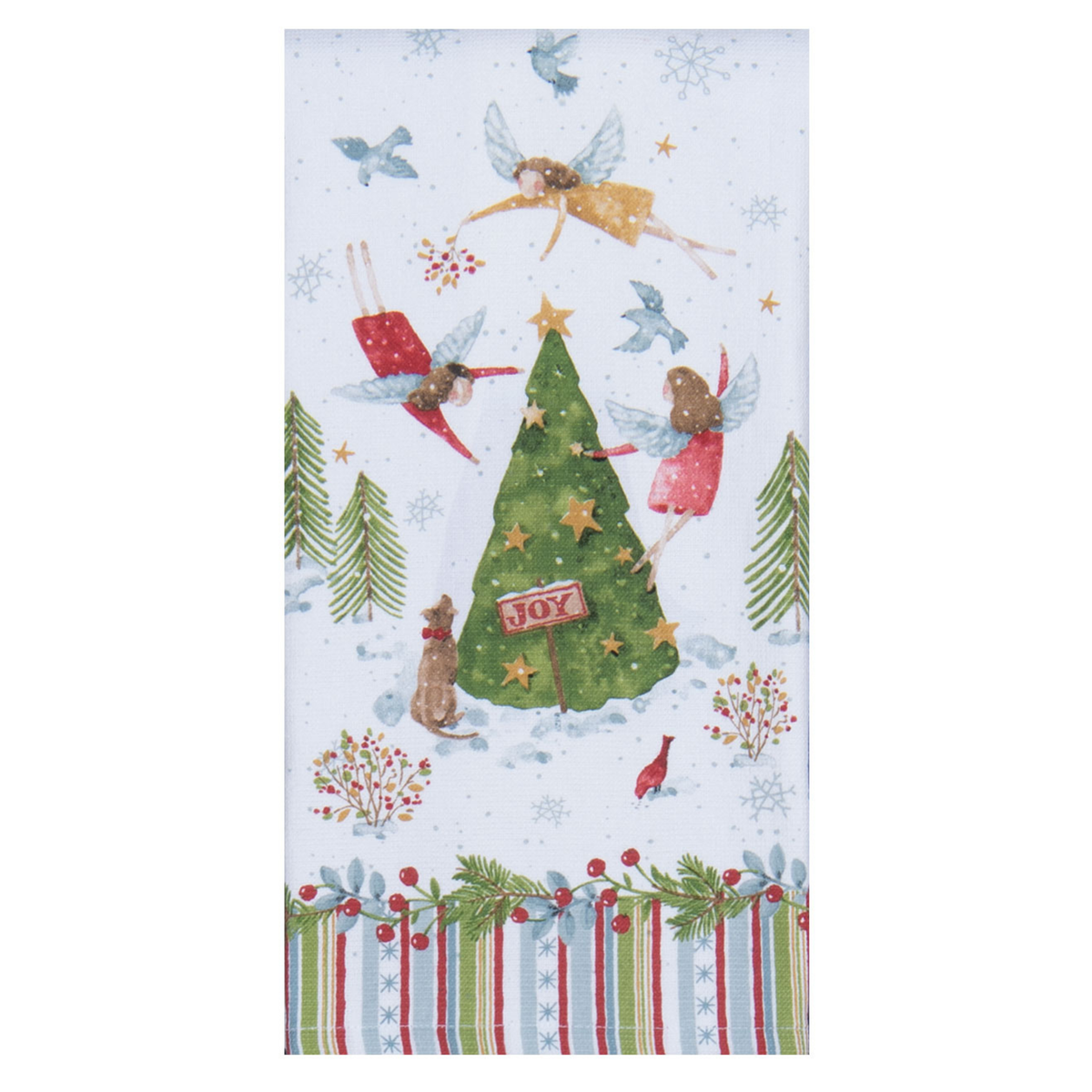 Tea Towel - Dual Purpose - Angels Winterland