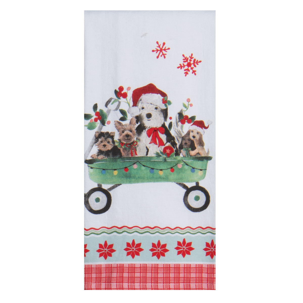 Tea Towel - Dual Purpose - Wagon Pups