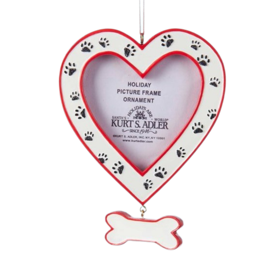 Ornament - Dog Heart Frame