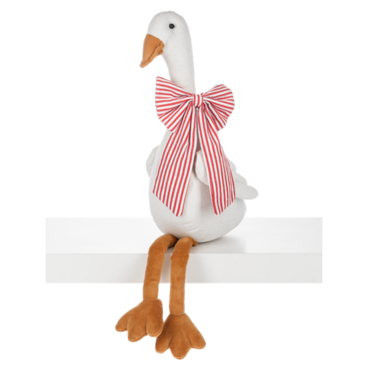 Decor Piece - Sitting Holiday Goose