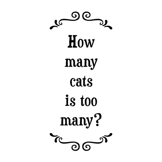 Tea Towel - Too Many Cats