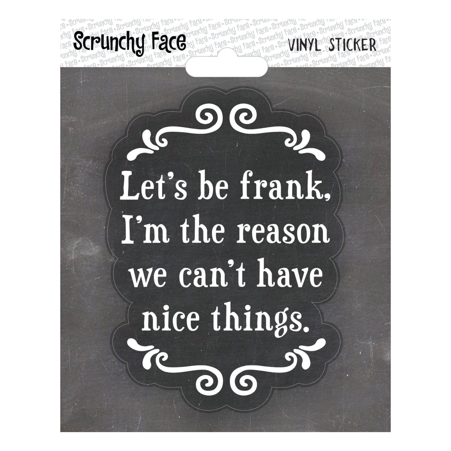 Sticker - Let's Be Frank