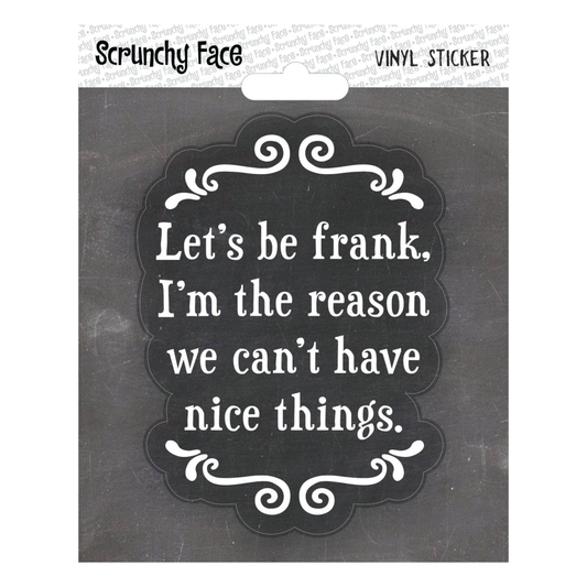 Sticker - Let's Be Frank
