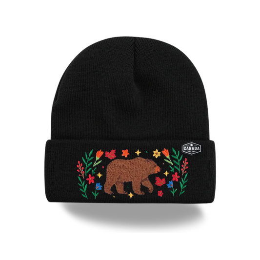Toque - Canada Bear - Black