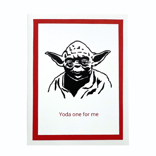 Card - Star Wars - Yoda One For Me