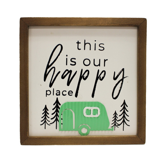 Sign - Camper - Happy Place