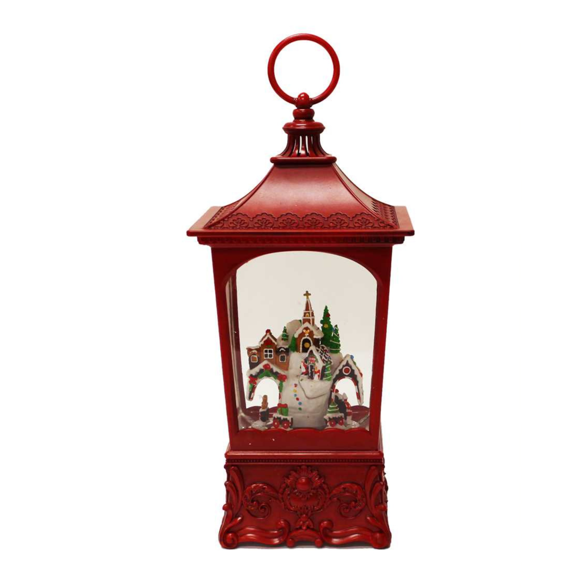LED Lantern - Gingerbread Town
