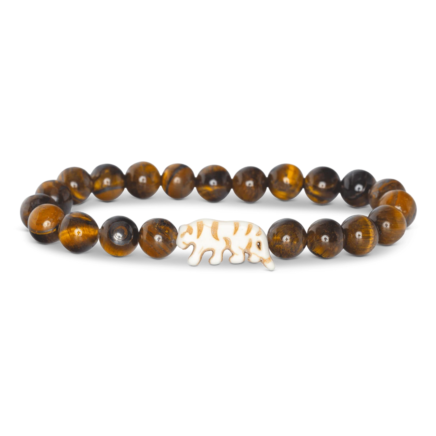 Animal Tracking Bracelet - Tiger - Tigers Eye