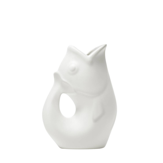 Small Gurgle Pot - Matte White