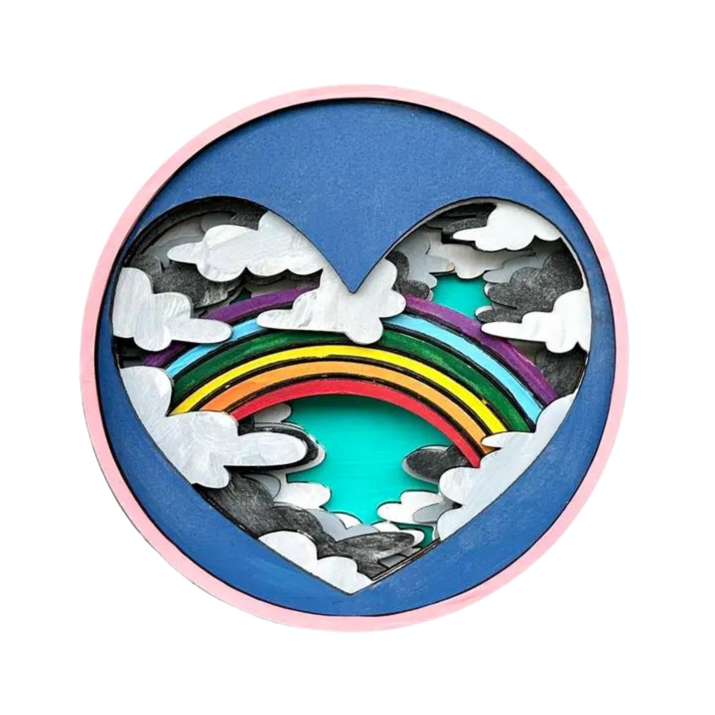 Shadow Box - Craft Kit - Love Rainbow