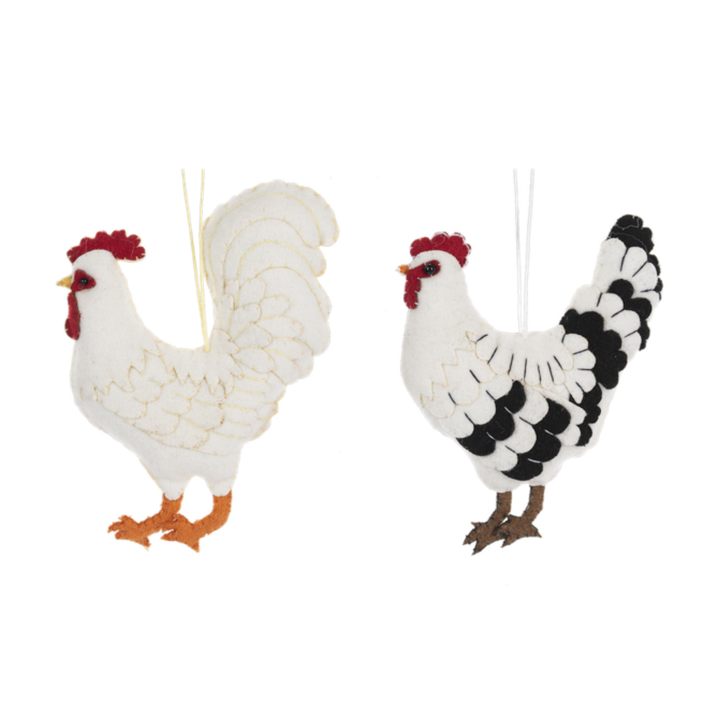 Ornament - Rooster Figurines