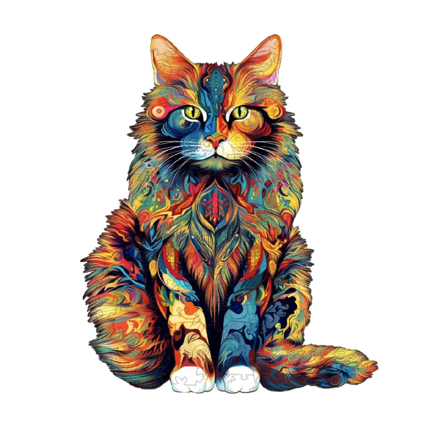 Puzzle - Wooden Cat - 300 Pieces