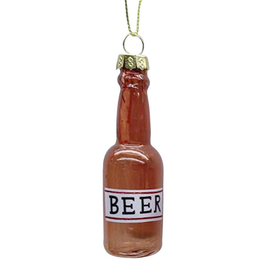 Ornament - Beer Bottle - Glass