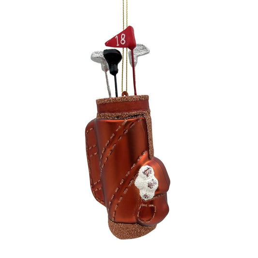 Ornament - Golf Bag - Glass