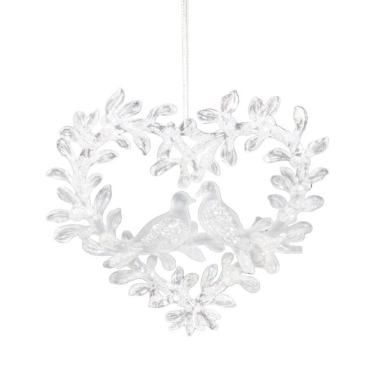 Ornament - Love Birds - Heart