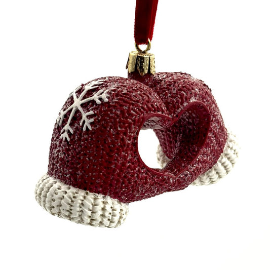 Ornament - Heart Mittens - 2.5"