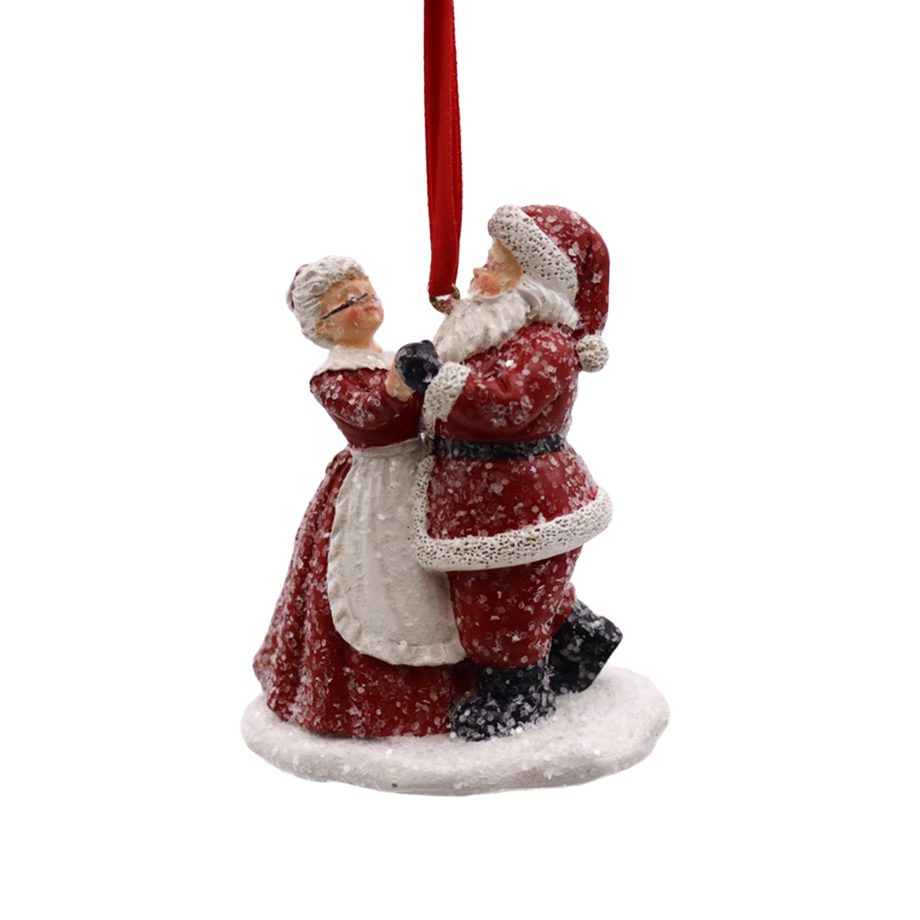 Ornament - Mr & Mrs Claus Dancing