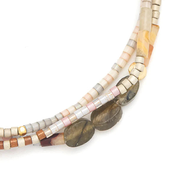 Bracelet - Mixed Media - Labradorite Magic