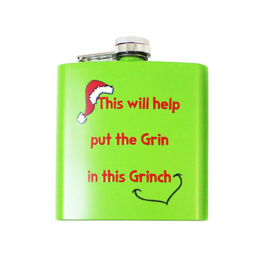 Flask - Grin In This Grinch