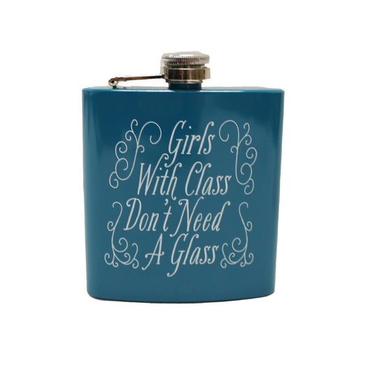 Flask - Blue - Girls With Class