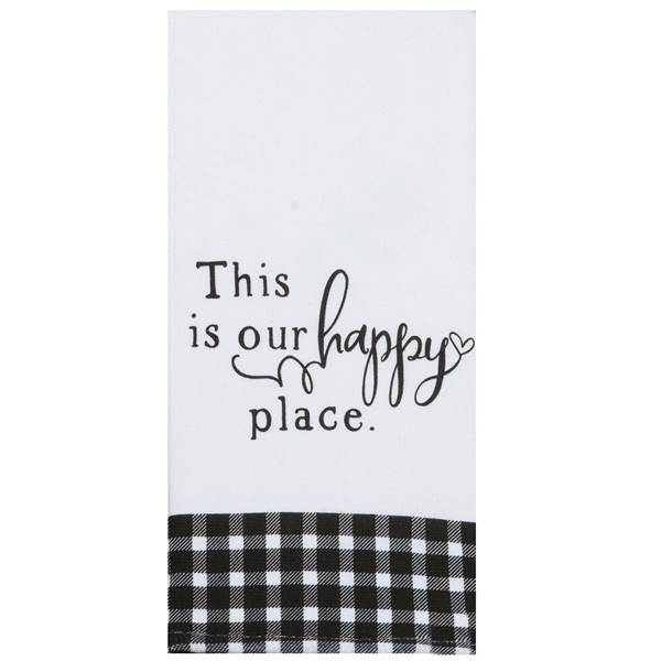 Tea Towel - Dual Purpose - This Is Our Happy Place