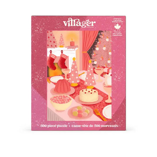 Puzzle - Pink Christmas - 500 Piece