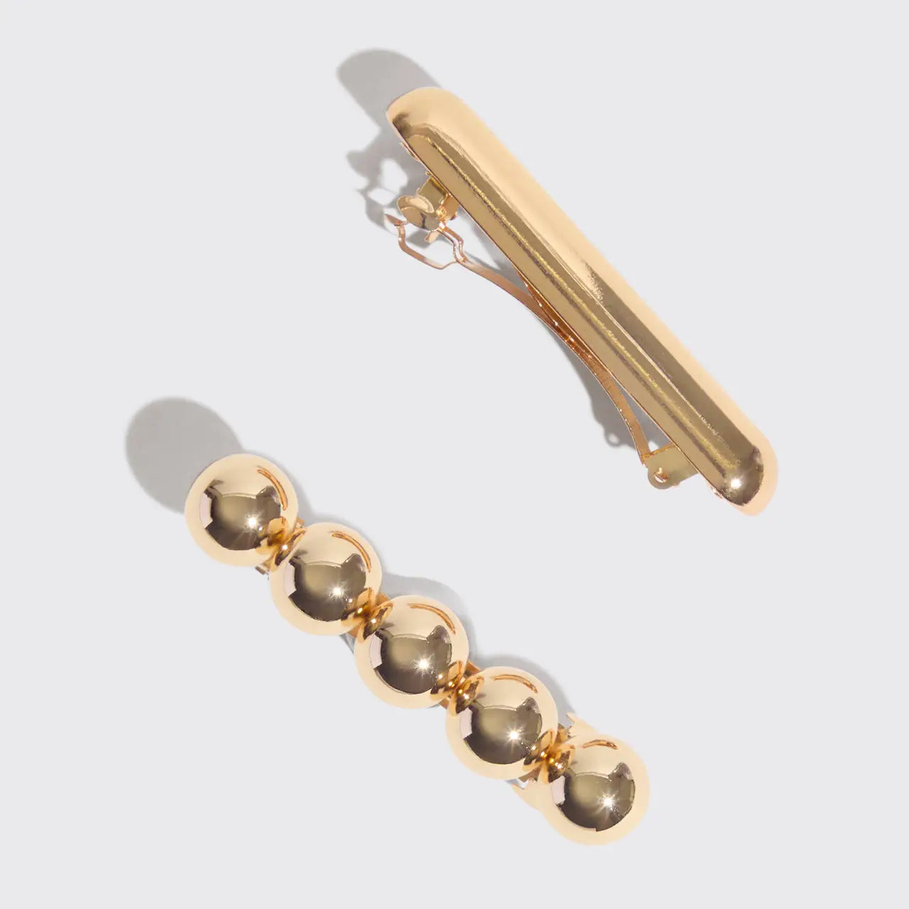 Styling Barrettes - Oversized - Gold Set of 2