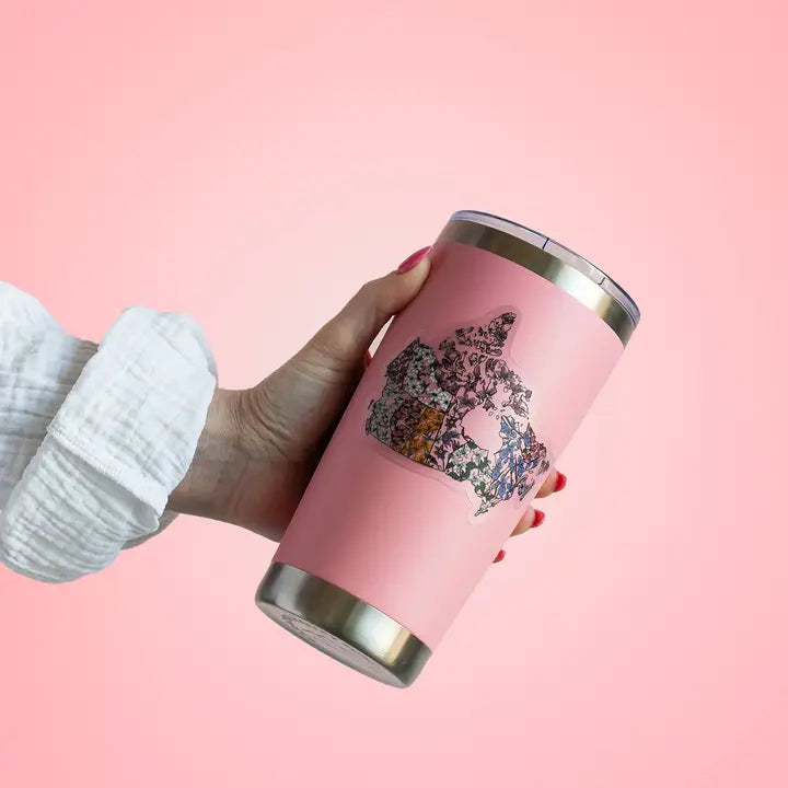 Sticker - Canada Map Floral