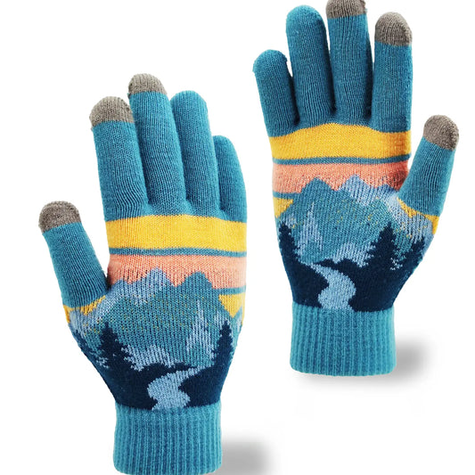 Gloves - Canyon Vista - Blue
