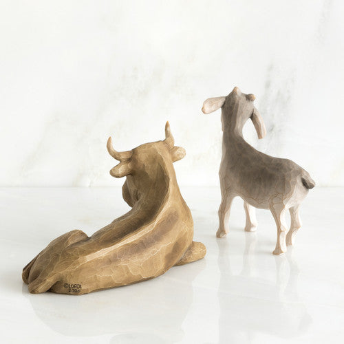 Willow Tree Figurine Set - Nativity - Ox and Goat