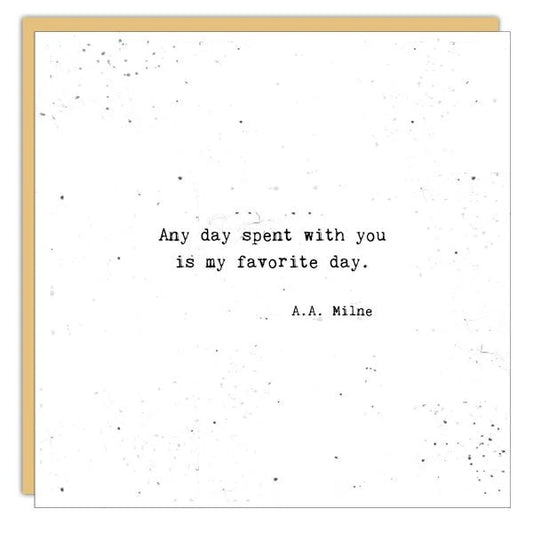 Card - Gems - Any Day Spent With You