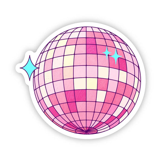 Sticker - Pink Discoball