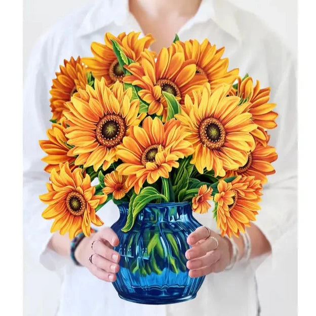 Paper Bouquet - Sunflowers - 12"