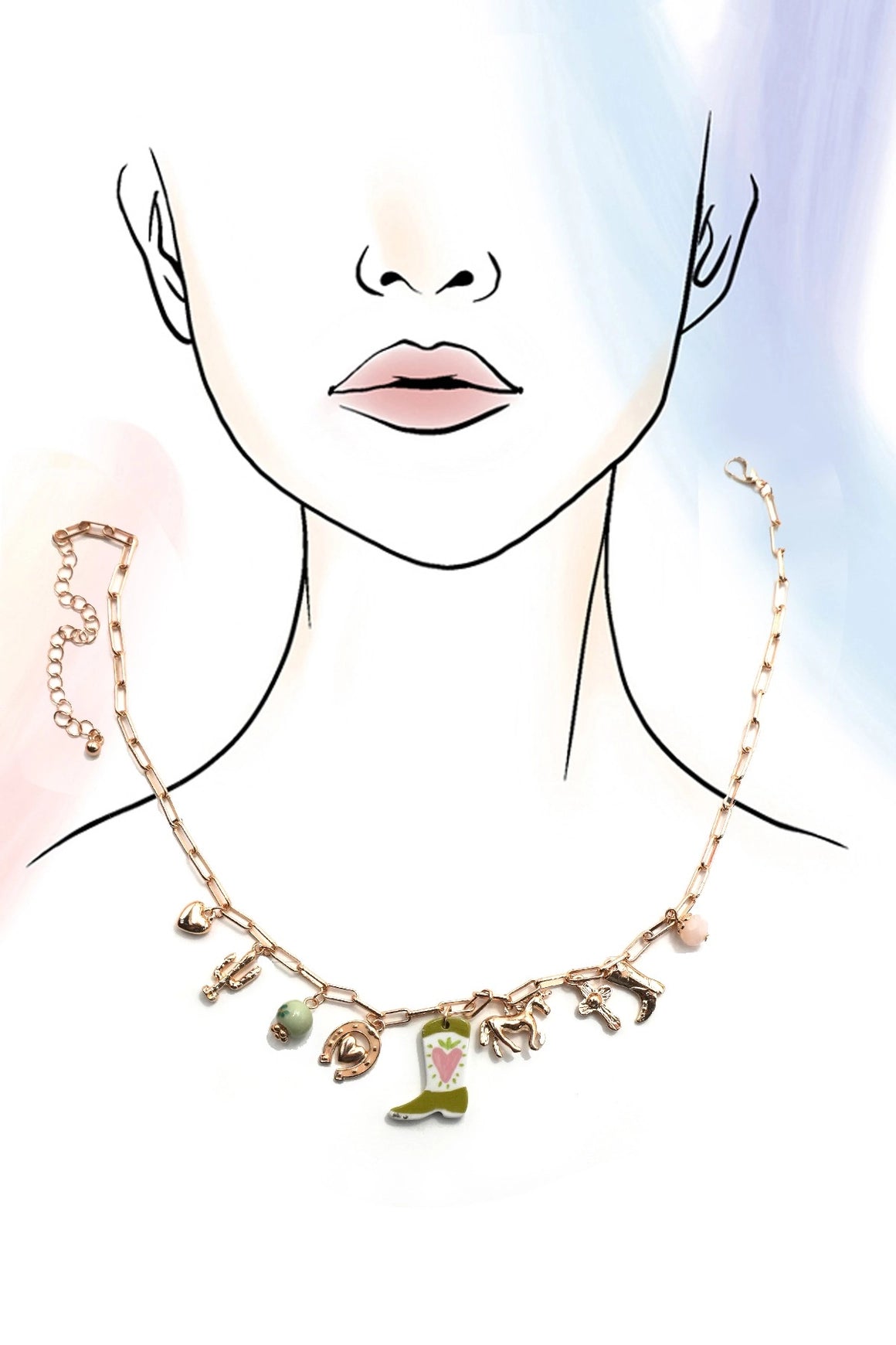 Necklace - Charm - Western