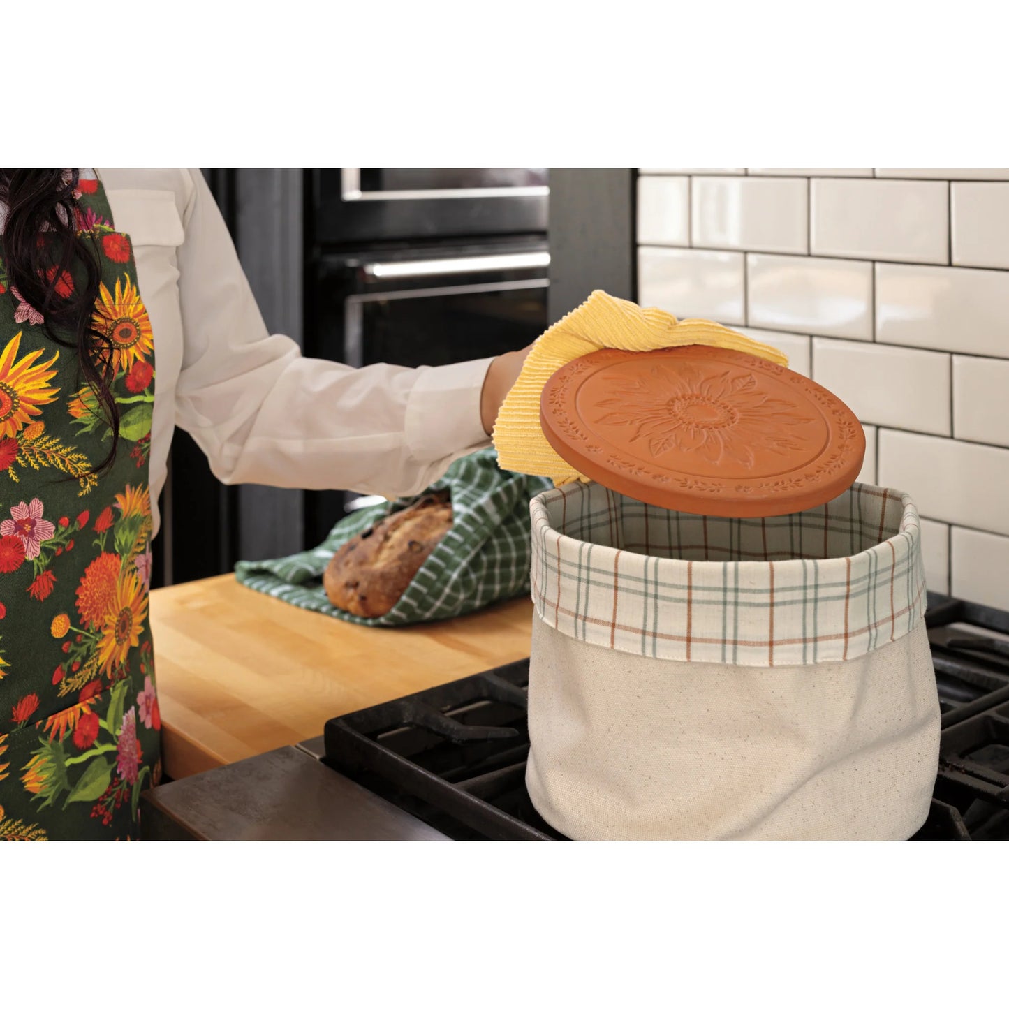 Bread Warmer - Sunflower Terracotta