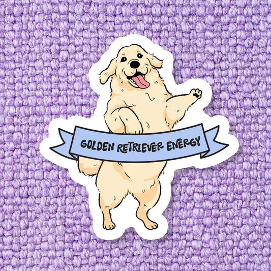 Sticker - Golden Retriever Energy