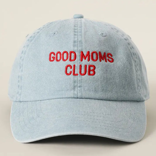 Baseball Hat - Good Moms Club - Blue Mint