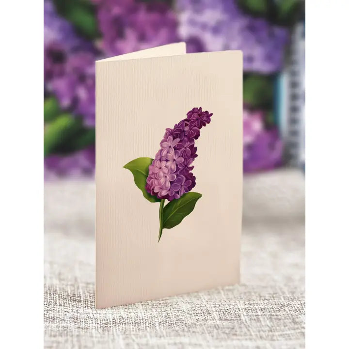 Mini Paper Bouquet - Garden Lilacs - 6"