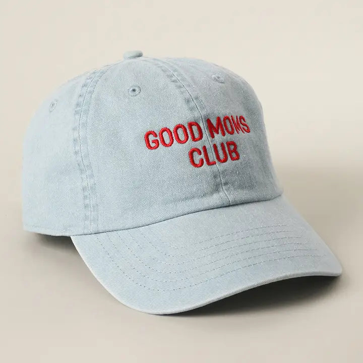 Baseball Hat - Good Moms Club - Blue Mint
