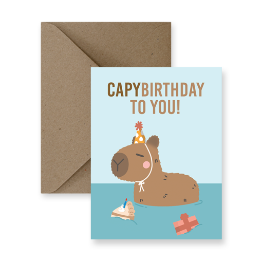 Card - Capybirthday To You