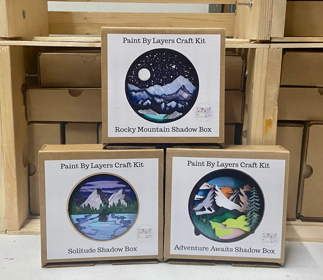 Shadow Box - Craft Kit - Northern Lights