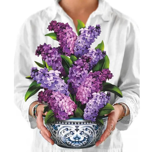 Paper Bouquet - Garden Lilacs - 14"