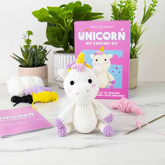 Crochet Kit - DIY - Unicorn