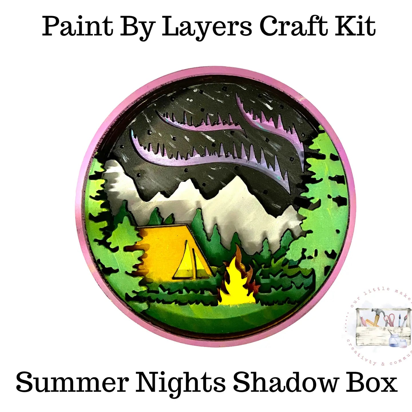 Shadow Box - Craft Kit - Summer Nights