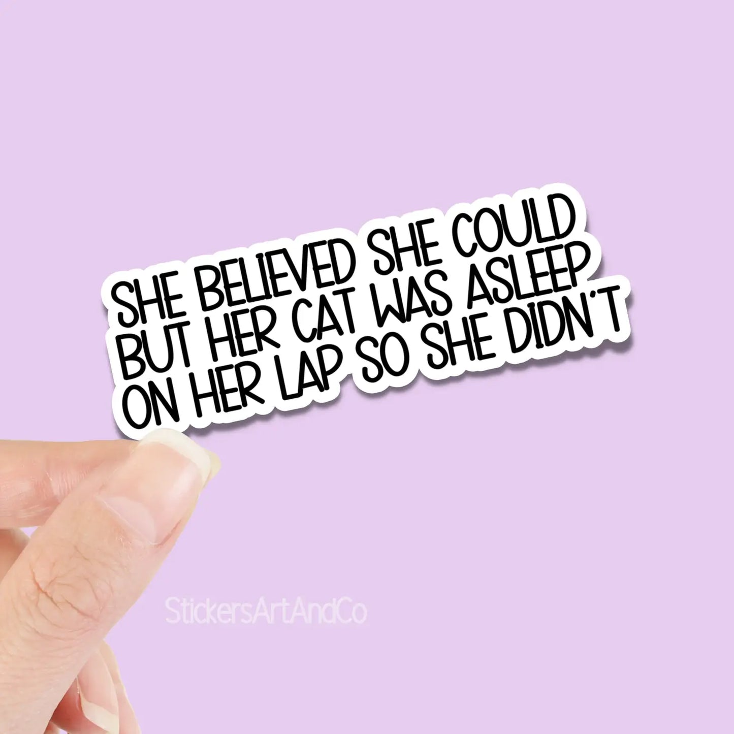 Sticker - She Believed She Could